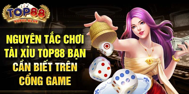 Nguyên tắc chơi tài xỉu Top88 bạn cần biết trên cổng game