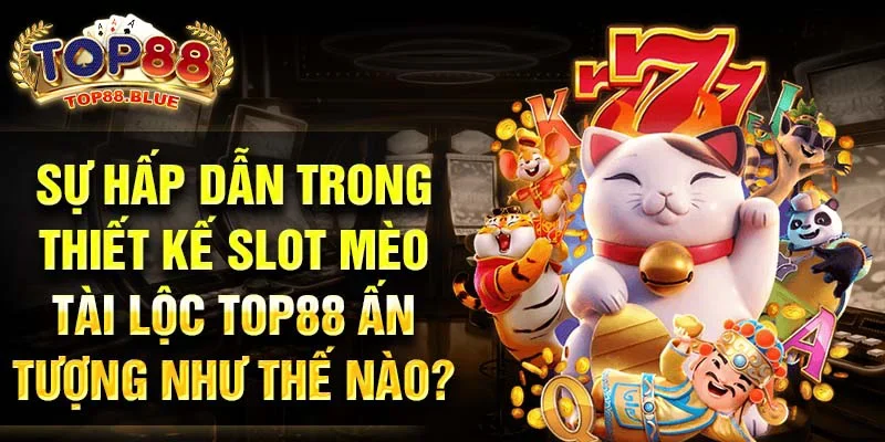 Sự hấp dẫn trong thiết kế slot mèo tài lộc Top88 ấn tượng như thế nào?
